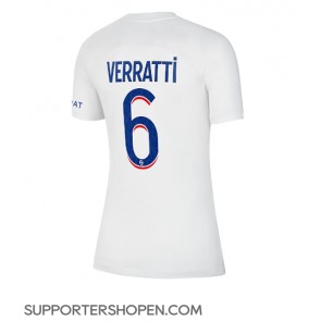 Paris Saint-Germain Marco Verratti #6 Tredje Matchtröja Dam 2022-23 Kortärmad